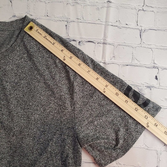 Ecko Unltd Mens Short Sleeve T-Shirt Gray Logo V-Neck Soft Stretch Large - Picture 7 of 8